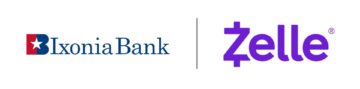 Zelle Ixonia Bank Lockup Logo Standard